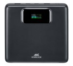 Rivacase Turbo Polimeri di litio (LiPo) 20000 mAh Nero