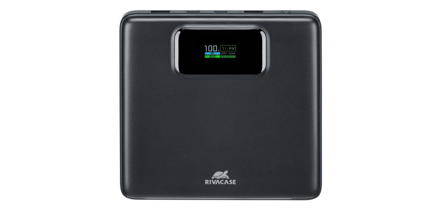 Rivacase Turbo Polimeri di litio (LiPo) 20000 mAh Nero
