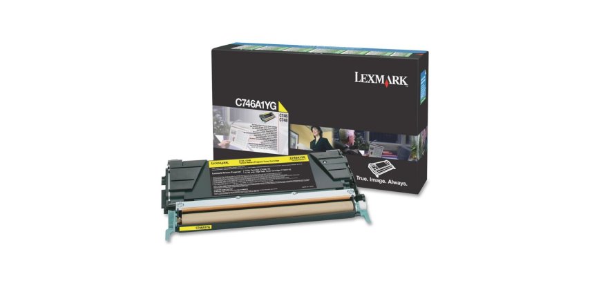 Lexmark C746A1YG cartuccia toner 1 pz Originale Giallo
