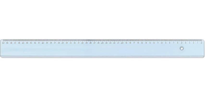 ARDA 28930MAN Desk ruler 500 mm Light Blue 1 pc(s)