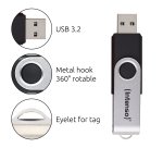 Intenso USB flash drive Office Line, 32 GB, USB-A, 3.2 Gen 1x1, black-silver