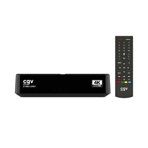 CGV Décodeur terrestre TNT HD Récepteur-enregistreur TNT UHD 4K ETIMO UHD1