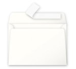 Enveloppe Pollen Clairefontaine 120 g/m² sans fenêtre avec bande de protection couleur - Paquet de 20