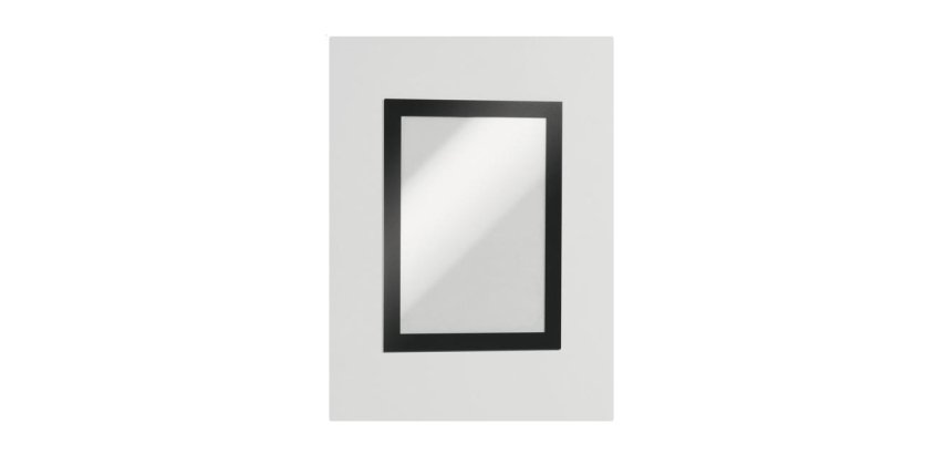 Durable 487101 cornice magnetica Nero