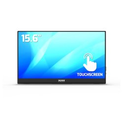 Port Designs 902101T écran plat de PC 39,6 cm (15.6") 1920 x 1080 pixels Full HD LCD Écran tactile Noir