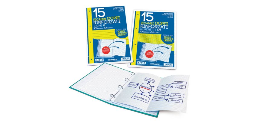 Blasetti 6423 notebook filler paper 210 x 297 mm (A4) 15 sheets