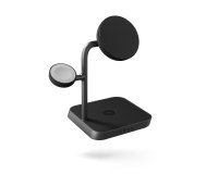 ZENS Office Charger Pro 3 Casques, Smartphone, Smartwatch Noir Secteur Recharge sans fil Charge rapide Intérieure