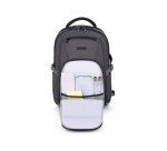 Urban Factory HTE17UF sac à dos Sac à dos de voyage Noir, Gris Mesh, Polyester, Plastique recyclé, Acier