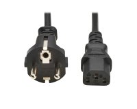 Eaton P054-01M-EU câble électrique Noir 1 m CEE7/7 IEC C13