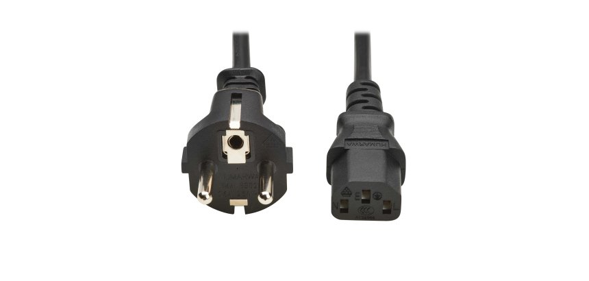 Eaton P054-01M-EU câble électrique Noir 1 m CEE7/7 IEC C13