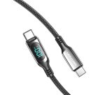 Vention Cable USB 2.0 Tipo-C 5A 100W TAYBAV/ USB Tipo-C Macho - USB Tipo-C Macho/ 1.2m/ con Pantalla