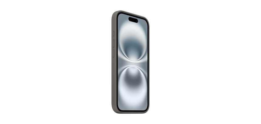 Apple iPhone 16 Silicone Case with MagSafe - Stone Gray