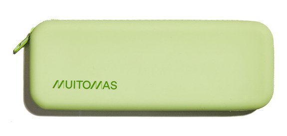 Muitomas SILPENCASEGN astuccio per matita Astuccio portamatite Silicone Verde