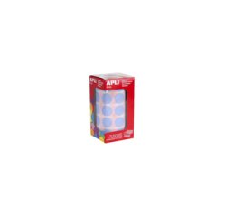 Gommette apli kids ronde 20mm coloris bleu clair rouleau    1770 unites