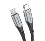 Vention Cable USB 2.0 Tipo-C Lightning TACHF/ USB Tipo-C Macho - Lightning Macho/ 1m/ Gris