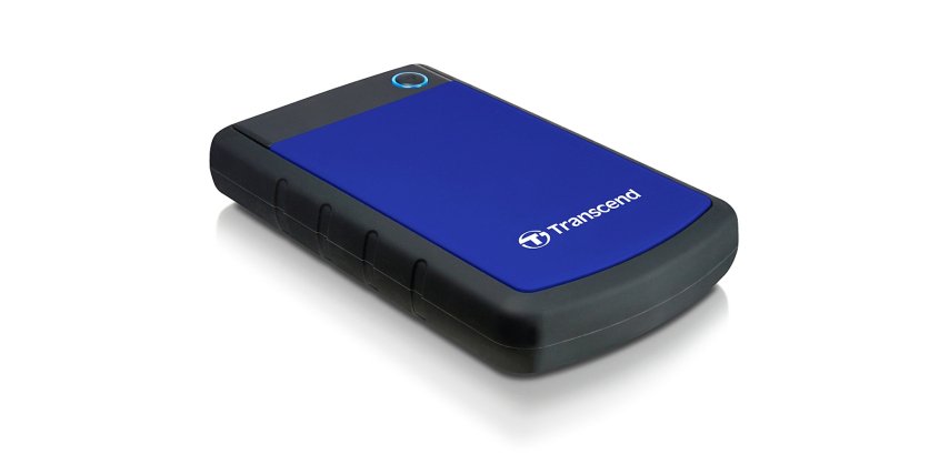 Transcend 2TB StoreJet 25H3 disque dur externe 2 To 2.5" Micro-USB B 3.2 Gen 1 (3.1 Gen 1) Noir, Bleu
