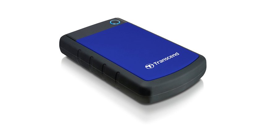 Transcend 2TB StoreJet 25H3 disco rigido esterno 2.5" Micro-USB B 3.2 Gen 1 (3.1 Gen 1) Nero, Blu