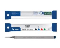 Recharge pilot frixion ball clicker zone pointe moyenne   coloris bleu