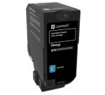 Lexmark 74C20C0 Cartouche de toner 1 pièce(s) Original Cyan
