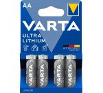 Varta 4x AA Lithium Batteria monouso Stilo AA Litio