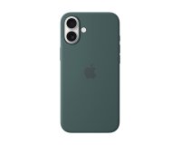 Apple Coque en silicone avec MagSafe pour iPhone 16 Plus - Vert lacustre