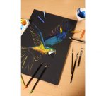 Paint'ON Noir bloc collé 20F A5 250g