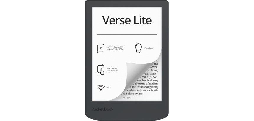 PocketBook Verse Lite lettore e-book Touch screen 8 GB Wi-Fi Grigio
