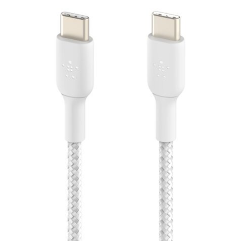 Belkin BoostCharge câble USB 2 m USB C Blanc