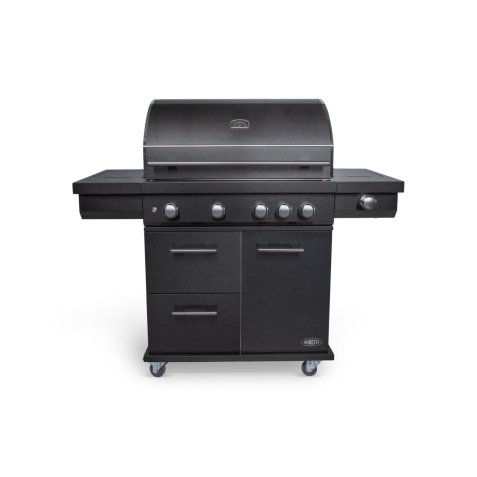 BORETTI Barbecue gaz IMPERATORE Nero 4B