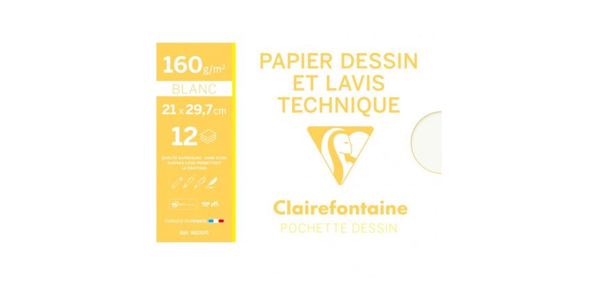Dessin Technique pochette 12F A4 160g
