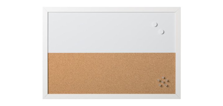 Bi-Office MX03106668 whiteboard 600 x 400 mm Lacquered steel/Cork Magnetic