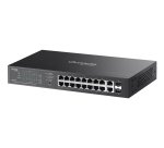 OMADA ES220GP commutateur réseau Géré Gigabit Ethernet (10/100/1000) Connexion Ethernet, supportant l'alimentation via ce port (PoE) Noir