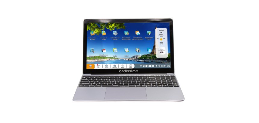 ORDISSIMO Portable 15 Lucie 3 plus 8/256 Intel® N N100 Ordinateur portable 39,6 cm (15.6") Full HD 8 Go DDR4-SDRAM 256 Go SSD Wi-Fi 5 (802.11ac) Argent