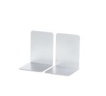 Serre-livres maul aluminium coins arrondis 10x10x13cm     coloris argent