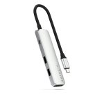 Satechi ST-P4SS hub & concentrateur USB Type-C 10000 Mbit/s Argent