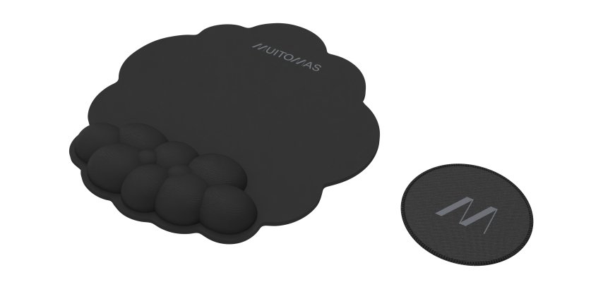 Muitomas MOUSEPADBK mouse pad Black