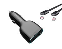 DLH Chargeur voiture allume cigare USB-C 60W pour ordinateur portable