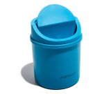 Muitomas DESKBINBL trash can Round Plastic Blue