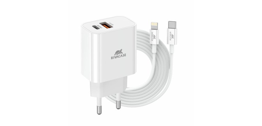 Rivacase PS4102WD4 Smartphone Bianco AC Ricarica rapida Interno