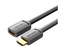 Vention Cable Alargador HDMI 4K AHCBF/ HDMI Macho - HDMI Hembra/ 1m/ Negro