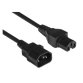 DLH DY-WU5134 câble électrique Noir 1,8 m Coupleur C14 Coupleur C15