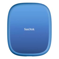 SanDisk SDSSDE62C-2T00-G25 lecteur à circuits intégrés externe 2 To USB Type-C 3.2 Gen 2 (3.1 Gen 2) Bleu