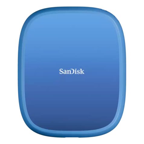 SanDisk SDSSDE62C-2T00-G25 lecteur à circuits intégrés externe 2 To USB Type-C 3.2 Gen 2 (3.1 Gen 2) Bleu