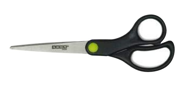 ARDA FB15RE stationery/craft scissors Office scissors Straight cut Black, Green, Stainless steel
