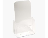 Distributeur de prospectus 1 compartiment DL (10X21cm) - Cristal