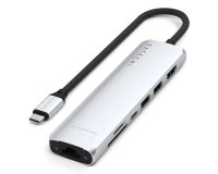 Satechi ST-P7SS hub & concentrateur USB Type-C 10000 Mbit/s Argent