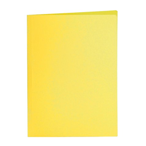 Sous-chemise liderpapel papier cartonné 180g 310x230mm document a4 210x297mm coloris pastel jaune intense