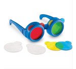 Perception visuelles learning resources lunettes a filtres  colores 1 paire de lunettes 8 verrres diffrents 1 guide