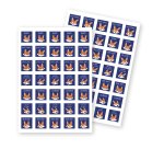 Gommette éducative maildor bon points renards 148x210mm sachet 700 unités