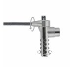 DICOTA D30887 câble antivol Noir, Acier inoxydable 2 m